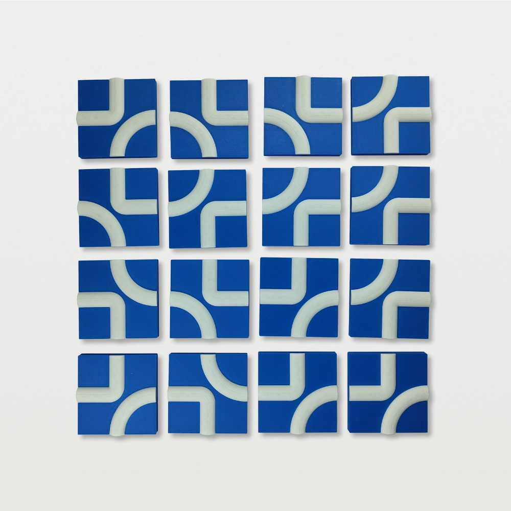 Set magneți Tessellation Art 2 culori